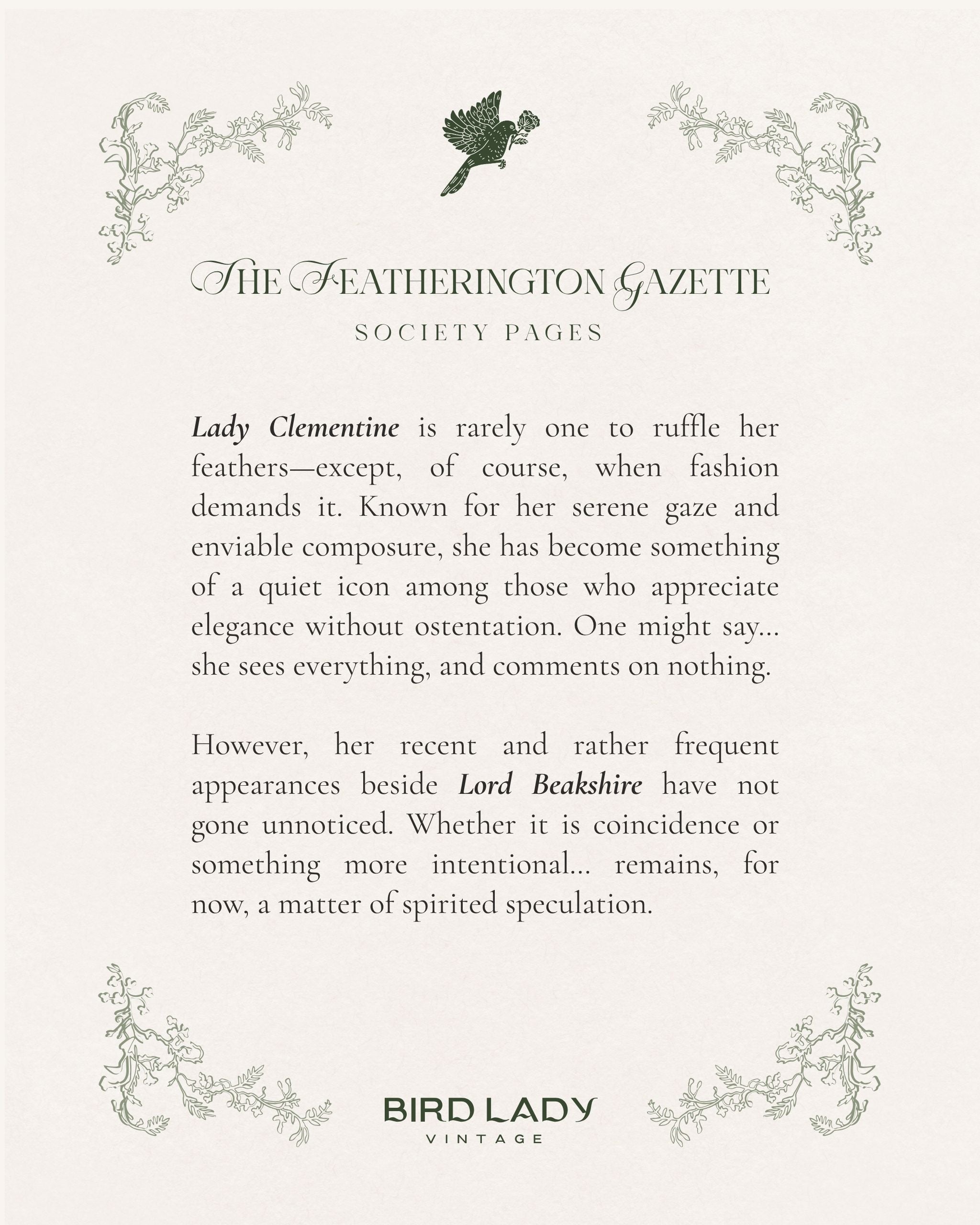 Lady Clementine Puffwing | Digital Download