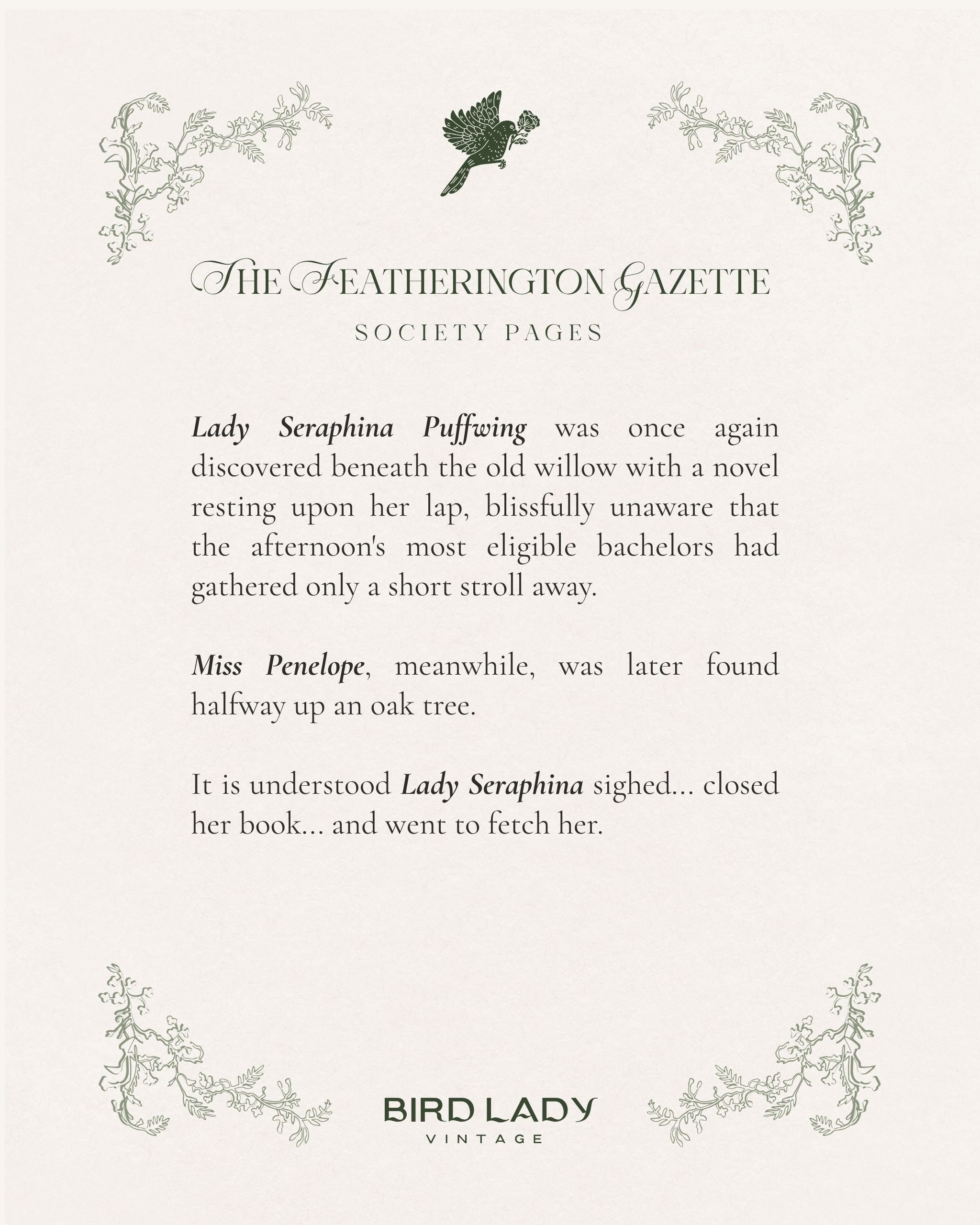 Lady Seraphina Puffwing | Digital Download