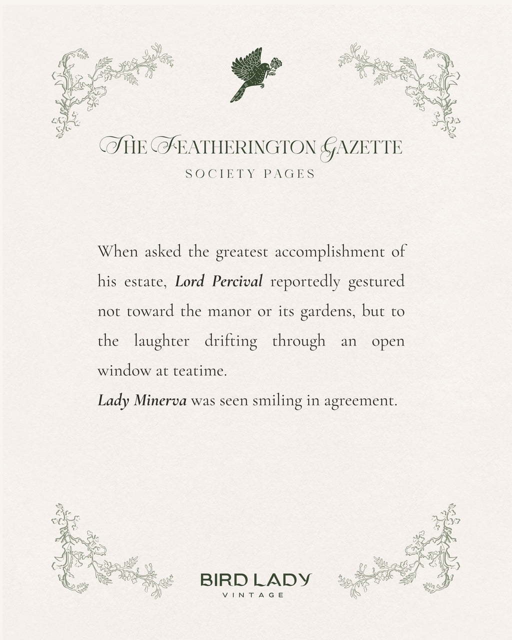 Lord Percival Plumehaven  | Digital Download
