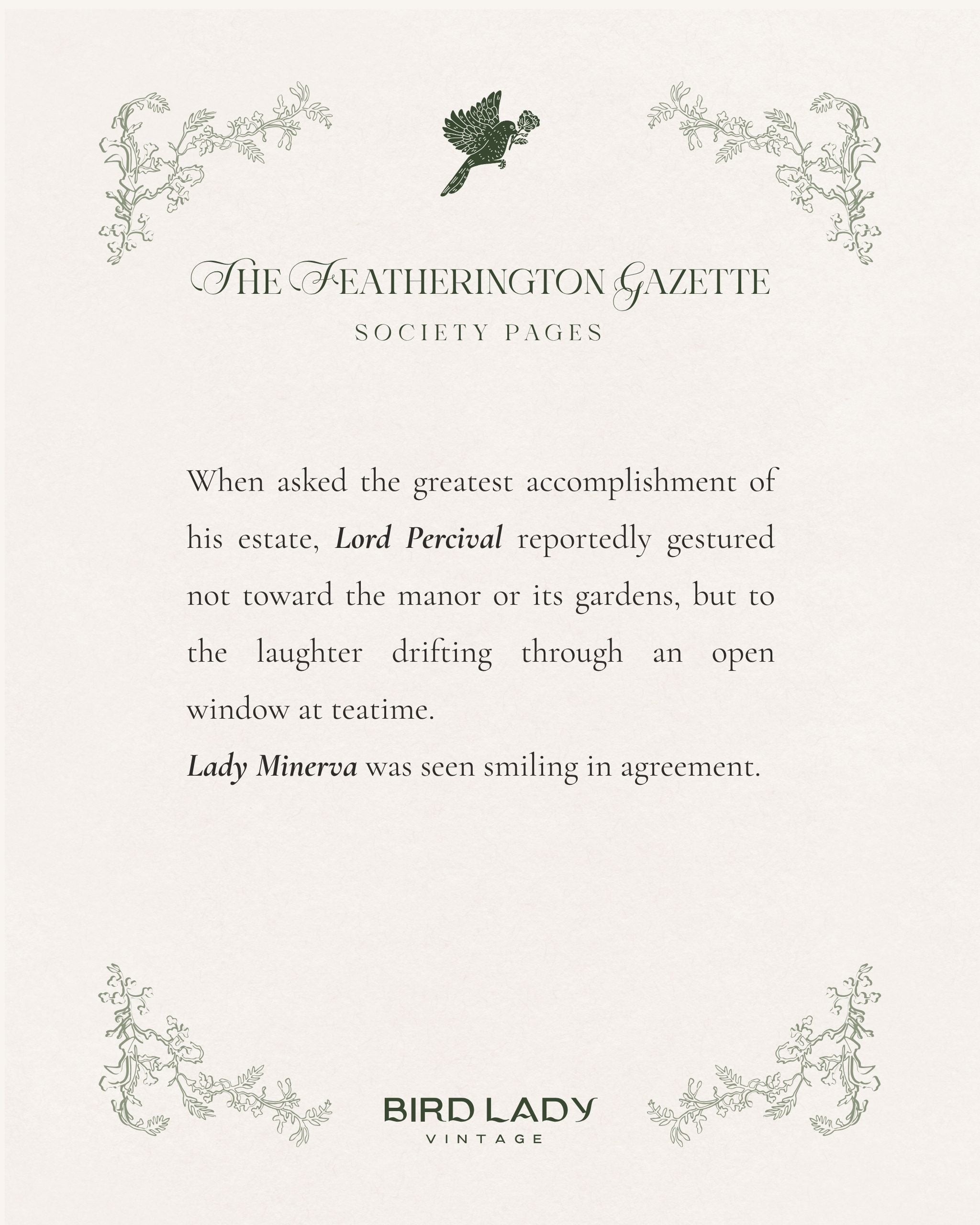 Lord Percival Plumehaven  | Digital Download