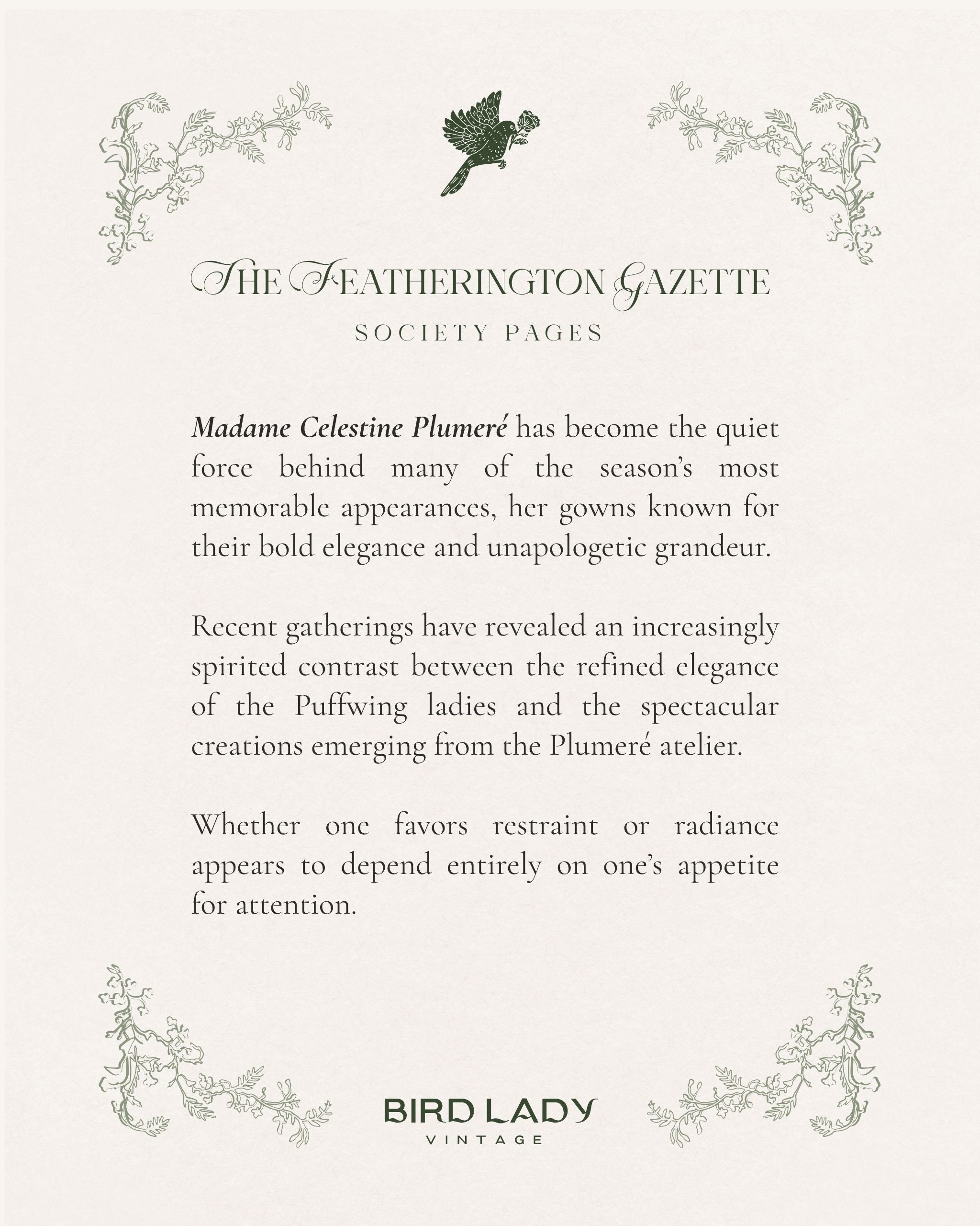 Madame Celestine Plumeré  | Digital Download