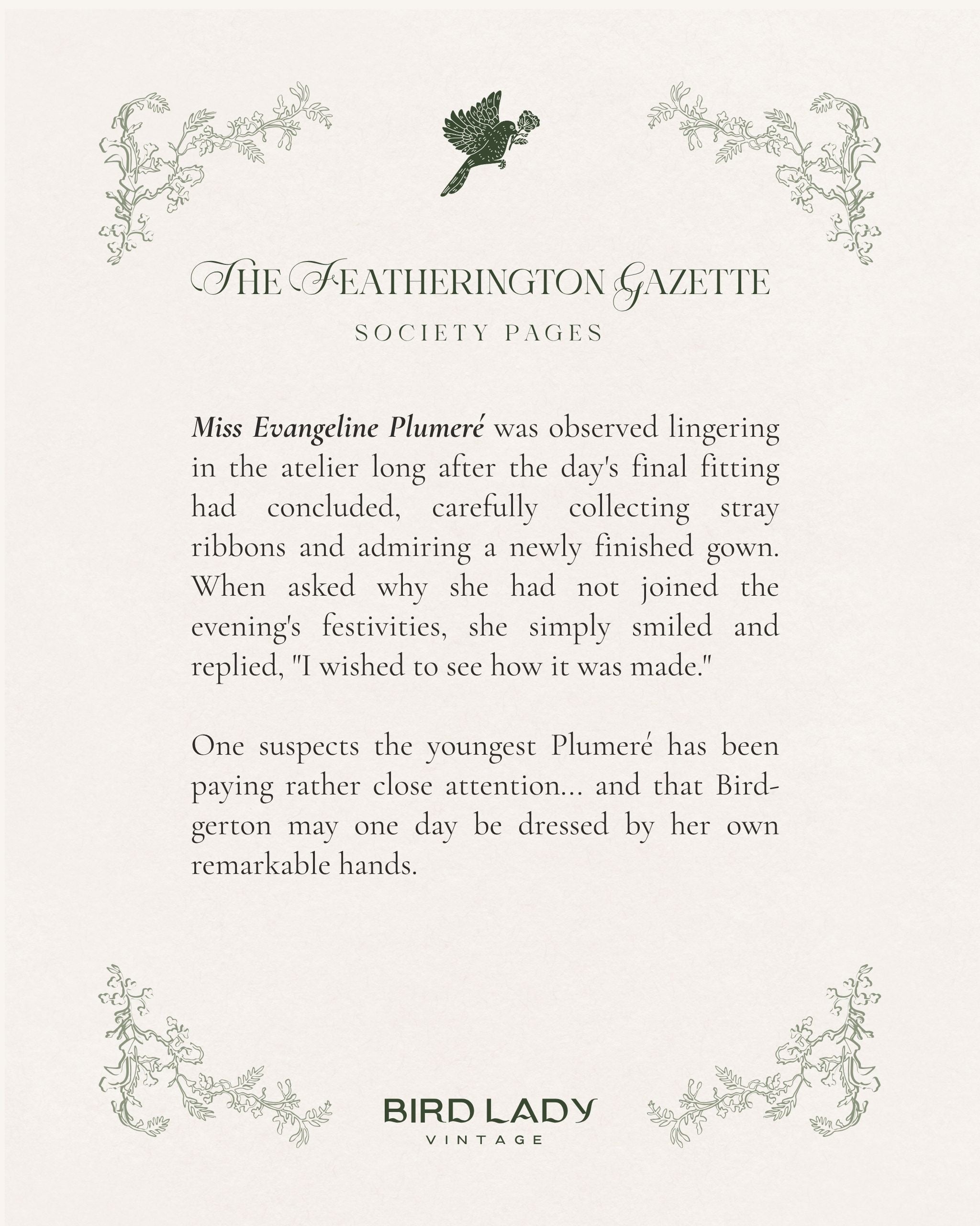 Miss Evangeline Plumeré | Digital Download